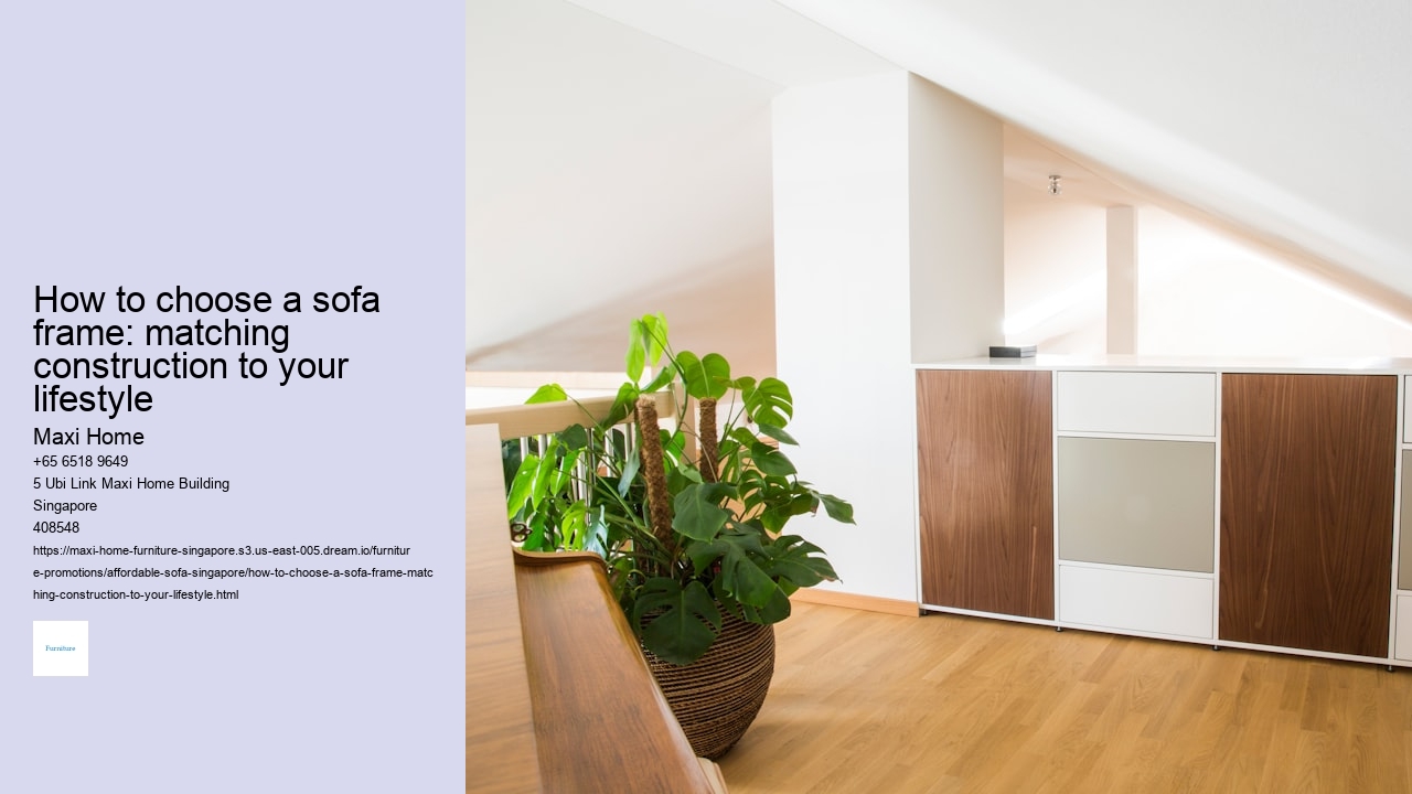 How to choose a sofa frame: matching construction to your lifestyle