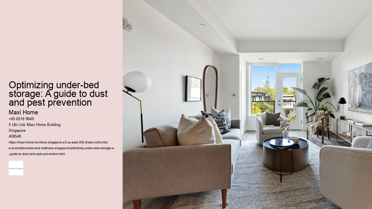Optimizing under-bed storage: A guide to dust and pest prevention