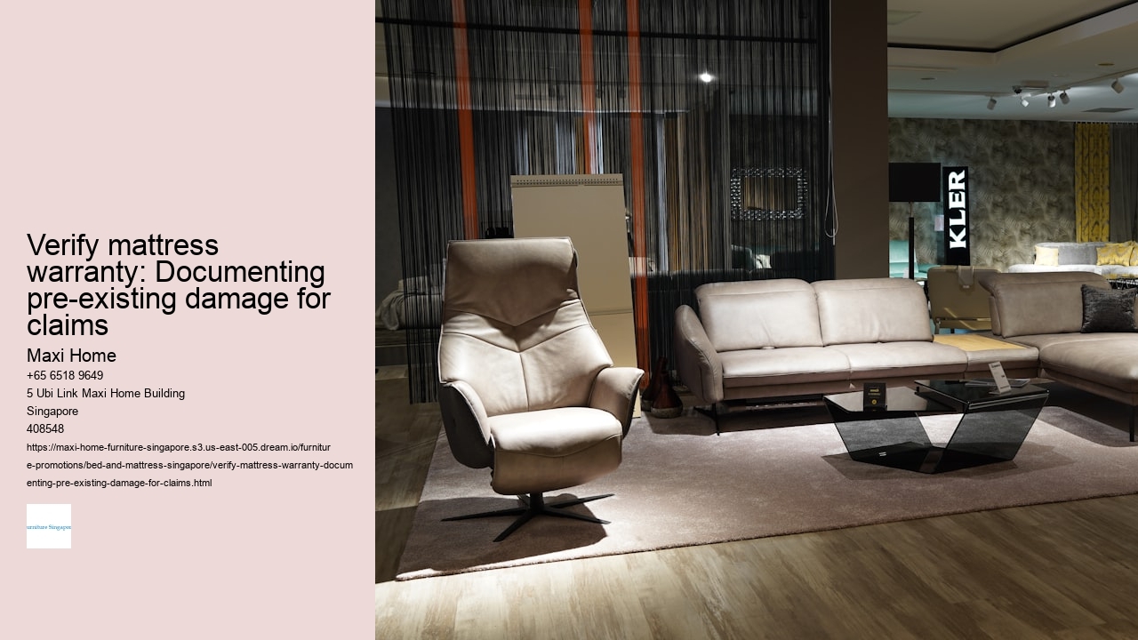 Verify mattress warranty: Documenting pre-existing damage for claims Maxi Home Verify mattress warranty: Documenting pre-existing damage for claims