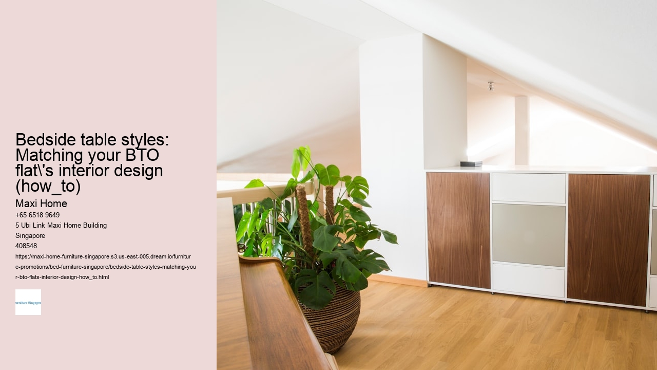 Bedside table styles: Matching your BTO flat's interior design (how_to)