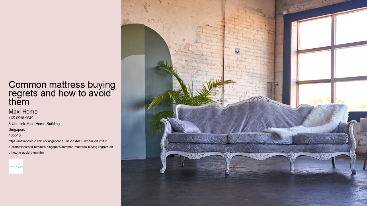 Common mattress buying regrets and how to avoid them