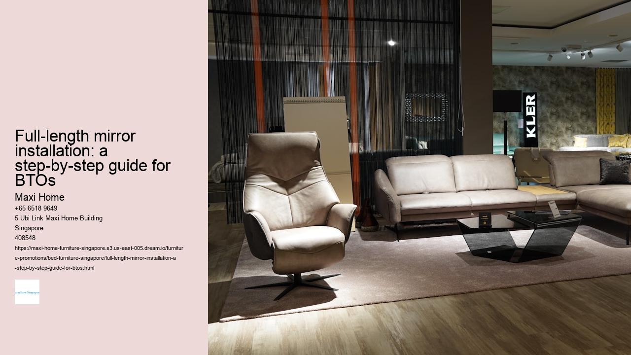 Full-length mirror installation: a step-by-step guide for BTOs