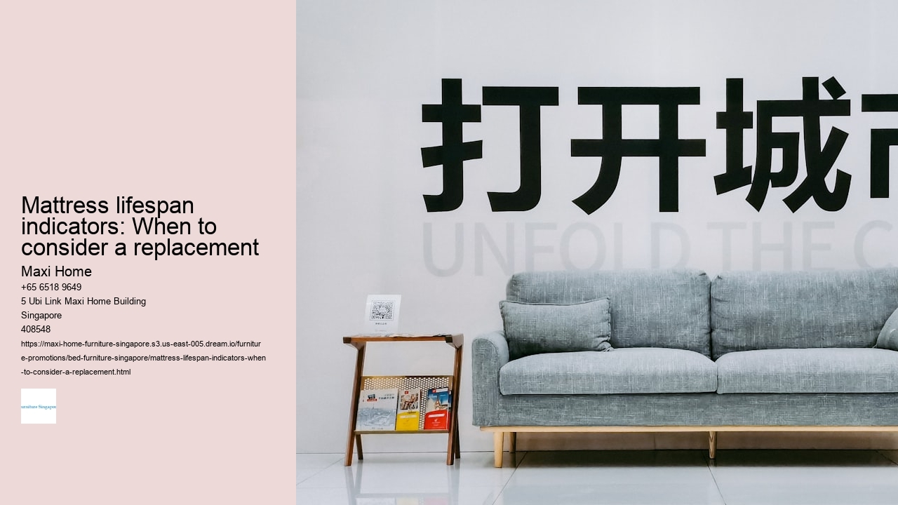 Mattress lifespan indicators: When to consider a replacement