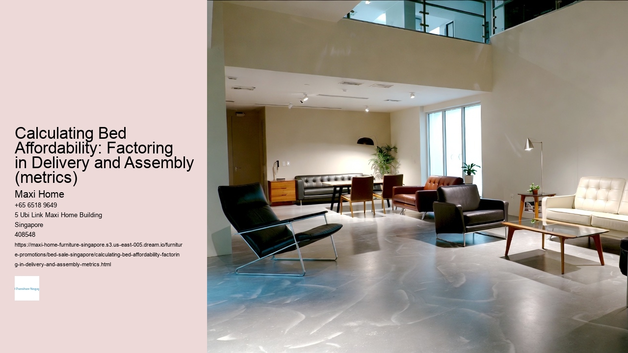 Calculating Bed Affordability: Factoring in Delivery and Assembly (metrics)