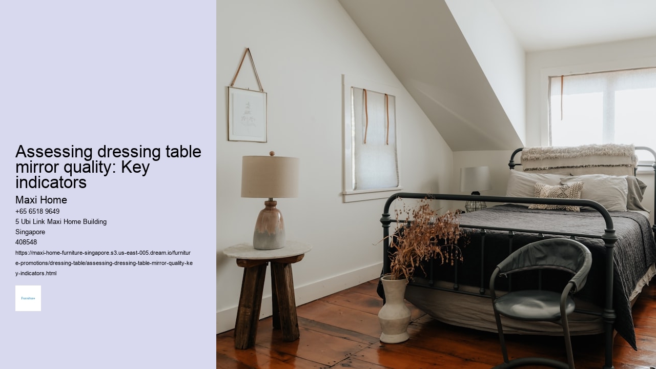 Assessing dressing table storage needs before buying (metrics)