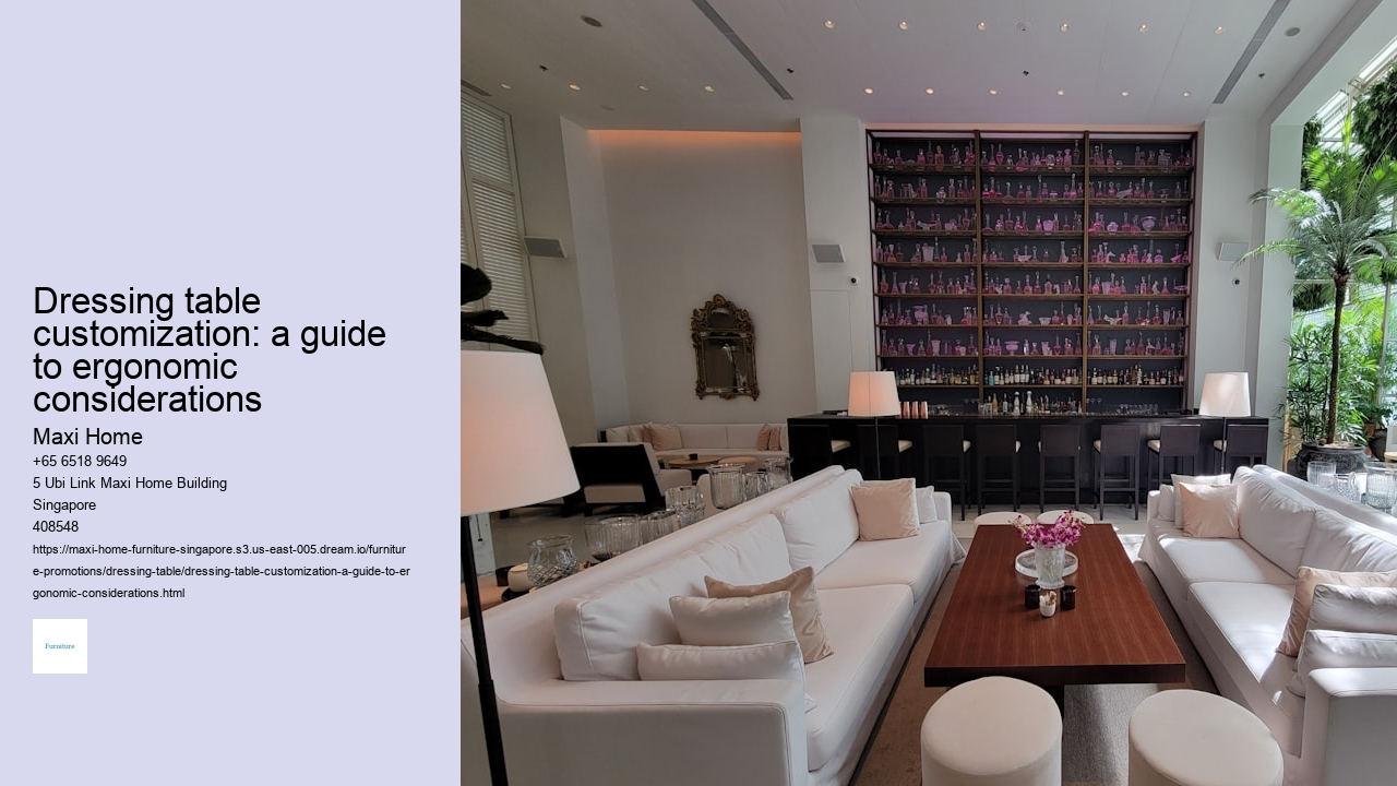 Dressing table customization: verifying contractor qualifications