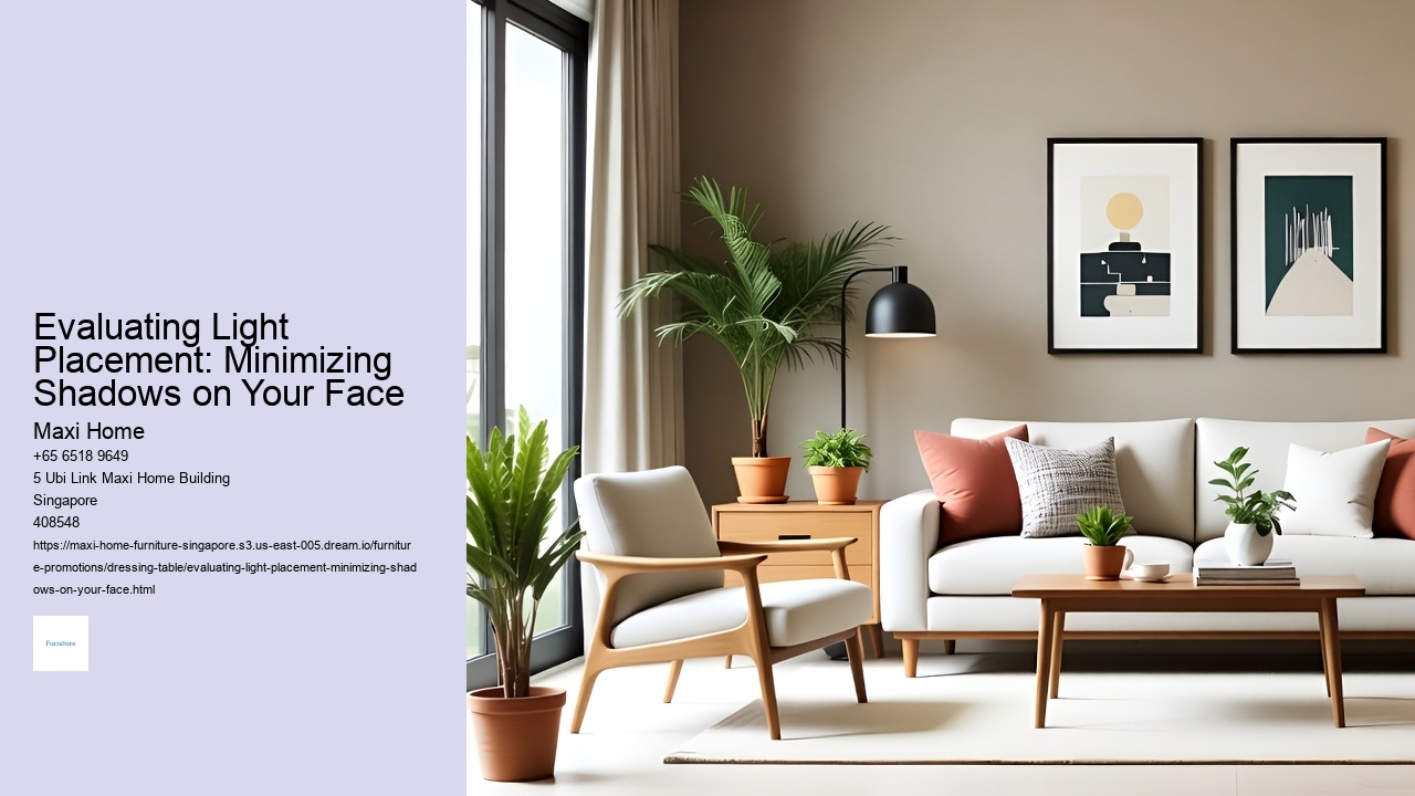 Evaluating Light Placement: Minimizing Shadows on Your Face