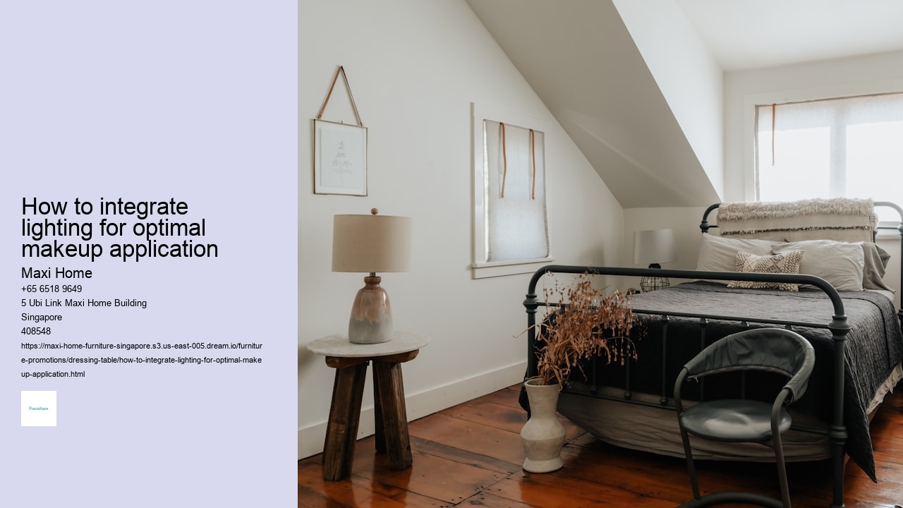 How to integrate lighting for optimal makeup application