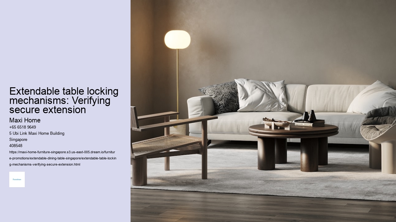 Extendable table locking mechanisms: Verifying secure extension