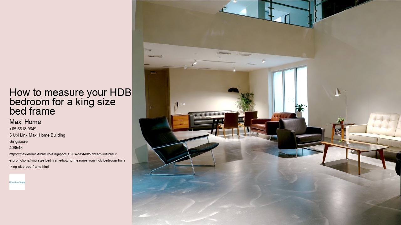 How to measure your HDB bedroom for a king size bed frame